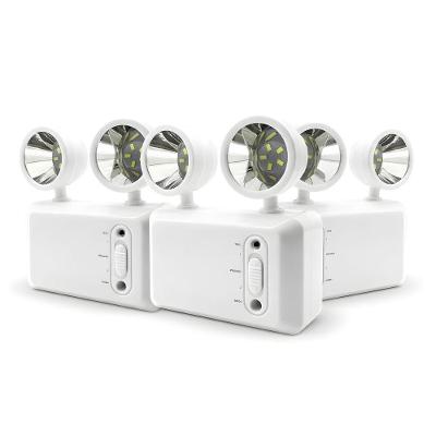 Kit 3 Luminárias de Emergência Bloco Autônomo 3W 6500K Branco Bivolt Blumenau Iluminação