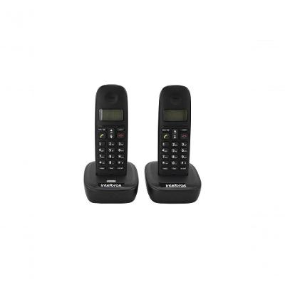 Telefone sem Fio Intelbras Ts 2512 com Ramal Adicional Id de Chamadas Dect 6.0 Preto