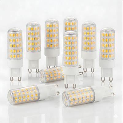 Kit 10 Lâmpadas Led Espiga G9 7W 7200K Luz Fria 220V Blumenau Iluminação