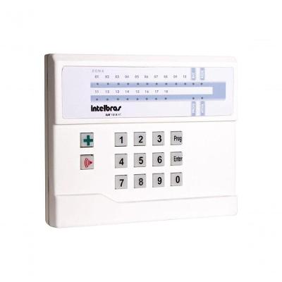 Teclado para Central Monitorada XAT1018 MT para Uso Intenso em Monitoramento Intelbras