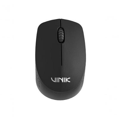 Mouse sem Fio Feather VF110 1200DPI Óptico Preto Vinik com Receptor USB