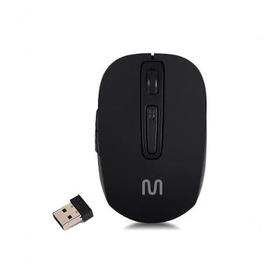 Mouse sem Fio Recarregável Wave MO277 800 a 1600 DPI Bateria de Lítio Multi