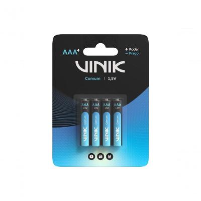 Pilha Comum Aaa 1,5V Kit com 4 Unidades Modelo VP3AB4C Vinik