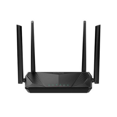 Roteador Wi-Fi 6 Gigabit 10-100-1000 Dual Band Wi-Force W6-1500 Ax1500 Preto Intelbras