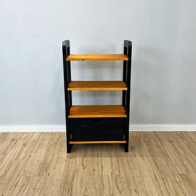 Aparador Linea Slim 1 Gaveta Madeira Pinus Carvalho e Preto Artfactory Design
