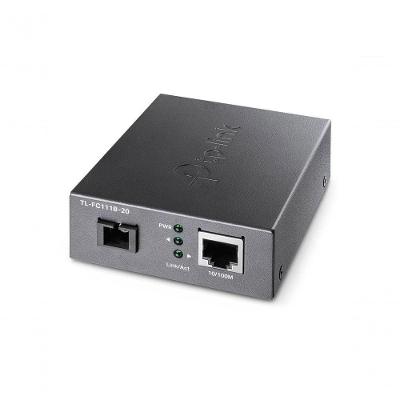Conversor de Mídia TL-FC111B-20 10-100Mbps WDM Fibra Monomodo Até 20Km TP-Link
