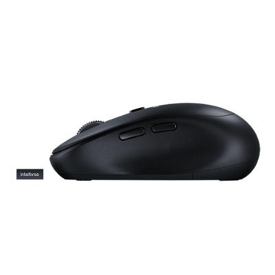 Mouse sem Fio MSI200 com 6 Botões Clique Silencioso Preto Intelbras