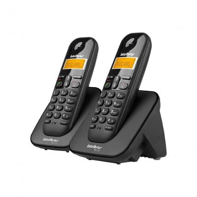 Telefone sem Fio Intelbras TS 3112 Digital com Ramal Dect 6.0 Preto