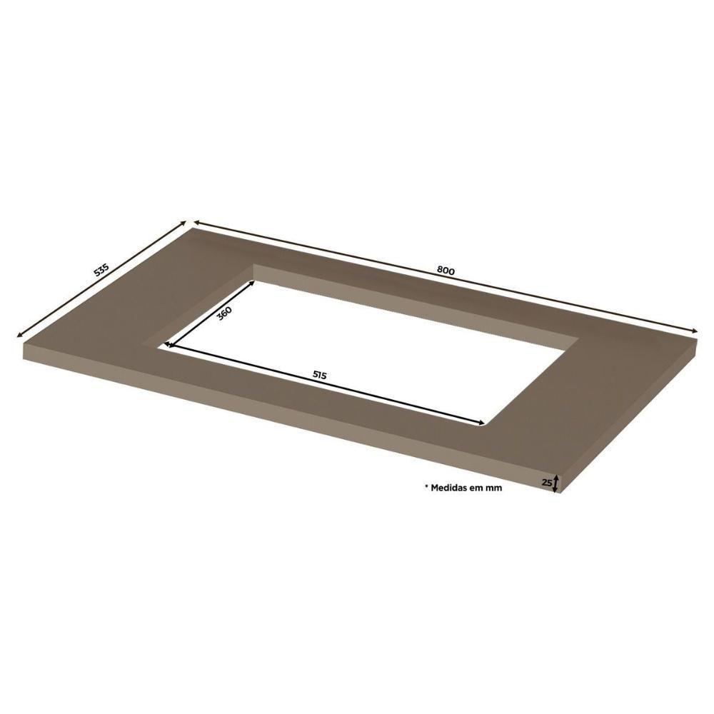Tampo De Cozinha Modulado Lyra 80cm P/ Cooktop Duna - Henn - 2