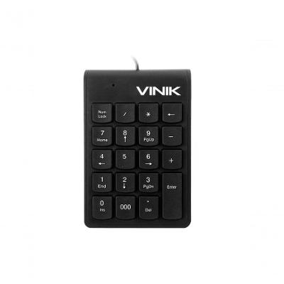 Teclado Numérico Usb Dynamic 20 Teclas com Cabo 1,8m Preto Vinik