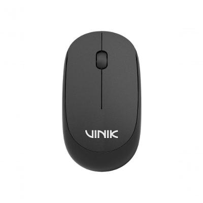 Mouse sem Fio Feather VF120 Óptico 1200DPI Preto com Receptor USB Vinik