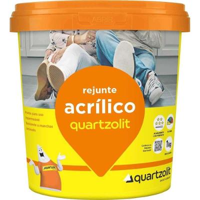 Rejunte Acrílico para Cerâmicas e Porcelanato 0286.00020.0006cx Platina Quartzolit