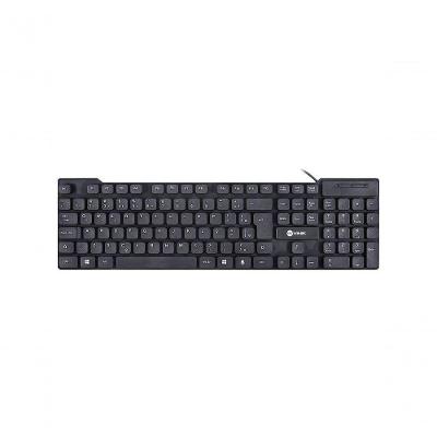 Teclado Usb Dynamic Chocolate Abnt2 Resistente a Líquido Preto Vinik