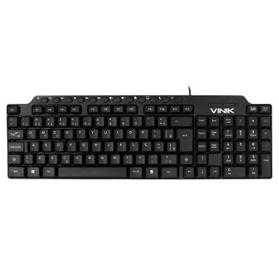Teclado Multimídia Usb Dynamic Abnt2 104 Teclas Cabo 1,8m Dt116 Vinik