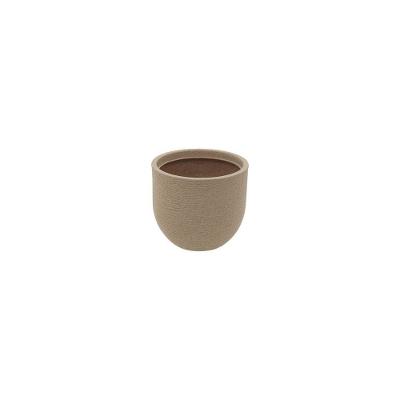 Vaso para Plantas Laos Quadrado 15,5cm Polietileno Granito Areia Tramontina