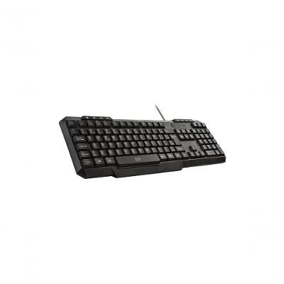 Teclado com Fio Tm100 Usb Slim com 8 Teclas Multimídia Resistente à Água Multi