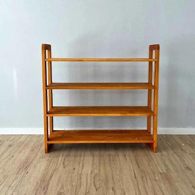 Aparador Linea Ample 4 Prateleiras Madeira Pinus Marrom Artfactory Design