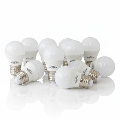 Kit 10 Lâmpada LED Bolinha G45 4,8W 6500K E27 Branco Frio Blumenau Iluminação