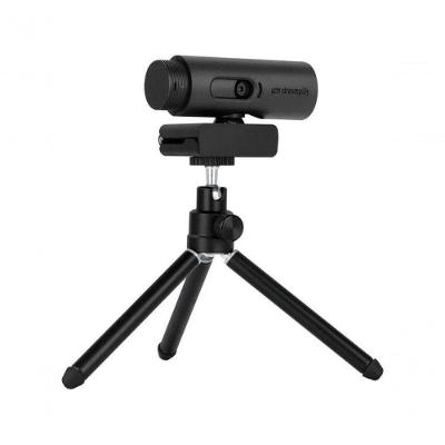Webcam Streamplify Full Hd 1080p 60fps com Tripé Ajustável e Microfone Estéreo Preto