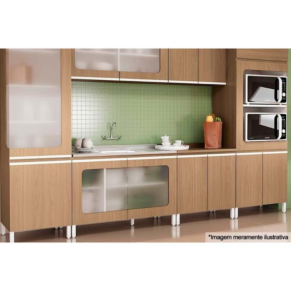 Tampo de Cozinha Modulado    E609 120cm Nogal - Kappesberg - 2