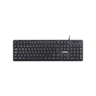 Teclado Usb Multimidia Slim Chocolate Abnt2 Preto com Cabo 1.8m Vinik