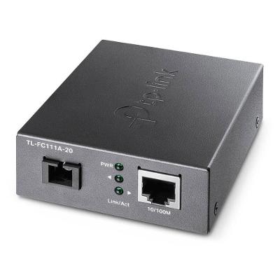 Conversor de Mídia 100M TL-FC111A-20 RJ-45 para Fibra Óptica SC Monomodo TP-Link