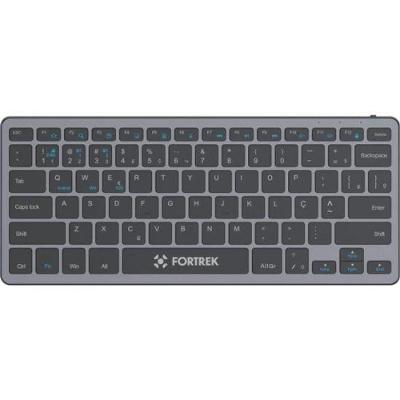 Teclado sem Fio Office KB11 Compact Bluetooth Dual Mode Preto Fortrek