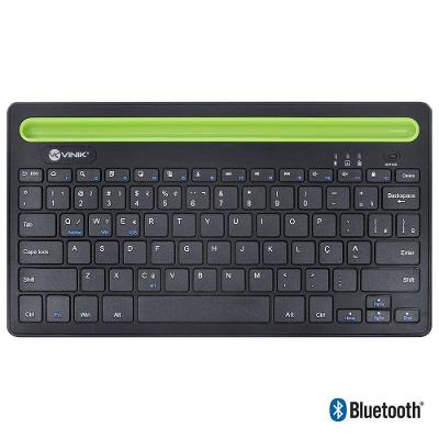 Teclado sem Fio Bluetooth 3.0 Dynamic Smart Dt200 Abnt Preto com Teclas Multimídia Vinik