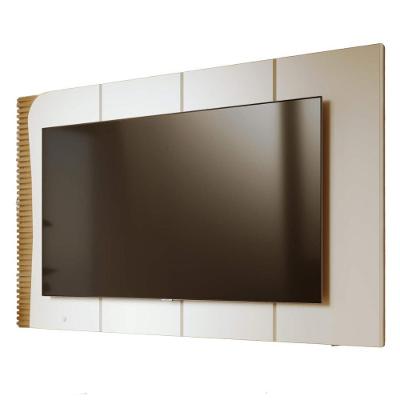 Painel para Tv 65 Amalfi 216,8cm MDP com Led Off White Matte Freijo Colibri Móveis