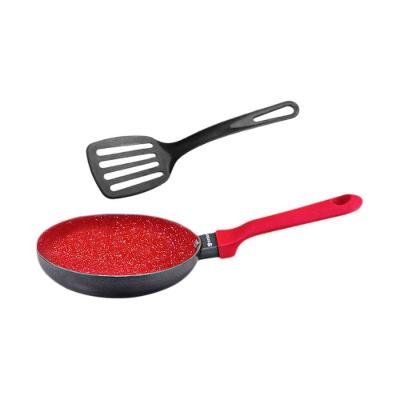 Frigideira Nano Cerâmica Marmorizada Antiaderente Alumínio 14cm sem Óleo Duralar
