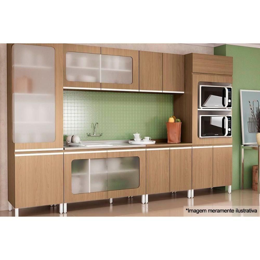 Tampo de Cozinha Modulado    E609 120cm Nogal - Kappesberg - 2