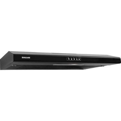 Depurador de Ar Slim Suggar DI802PT 80cm 3 Velocidades Preto 220V com Filtro de Carvão