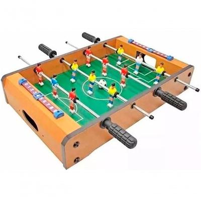 Mini Mesa Pebolim Mdf De Bancada 12 Jogadores 10x31x50