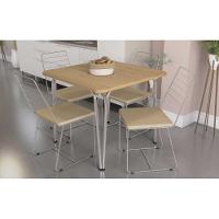 Tampo Mesa Sala de Jantar Madeirado F090 90x90cm Freijó - Kappesberg - 2