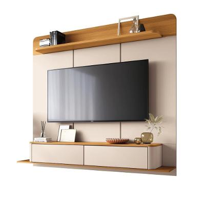 Home Painel Galax para Tv Até 70 Polegadas 180cm Mdf Mdp Off White Cinamomo Gran Belo