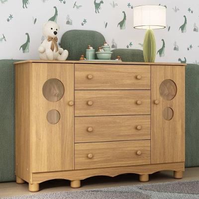 Cômoda Infantil Mp4814 Suspiro 4 Gavetas Mdf Mdp Marrom Multimóveis
