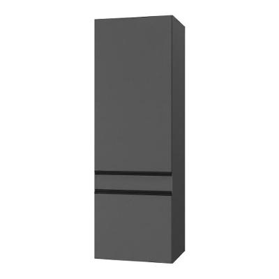 Paneleiro Armário de Cozinha Suspenso Milano MP2417 2 Portas 4 Prateleiras MDP MDF 61,5cm Cinza