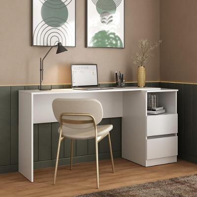 Escrivaninha Retangular Mp6035 Moderno 2 Gavetas 150,5cm Branco Multimóveis