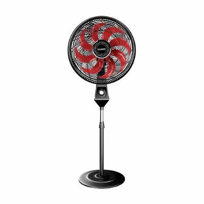 Ventilador de Coluna Polishop 180W 40cm 8 Pás 3 Velocidades Preto 110V