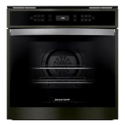 Forno Elétrico de Embutir Brastemp BOT84APBNA 84L Eclipse Meat Control Preto 220V
