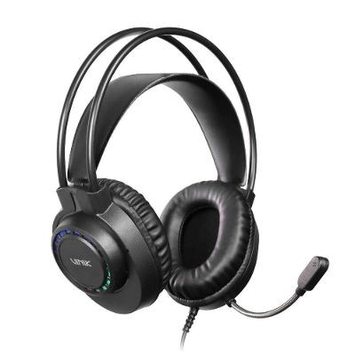 Headset Gamer Vinik VKHSGVCN Vulcano USB com LED Rainbow para Pc e Console