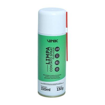 Limpa Contato Profissional Spray Vinik Limpeza de Contatos Eletronicos 130G 210ML