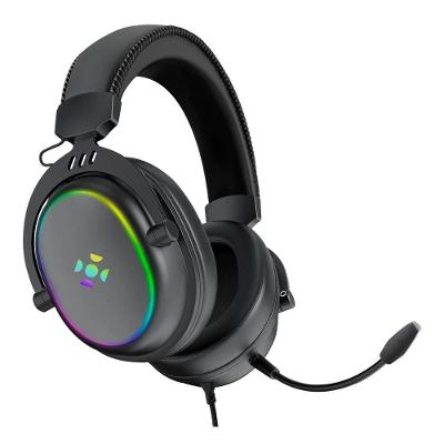 Headset Gamer Fortrek Win com Fio Driver 50 mm Microfone Removivel Cancelamento de Ruido Preto USB