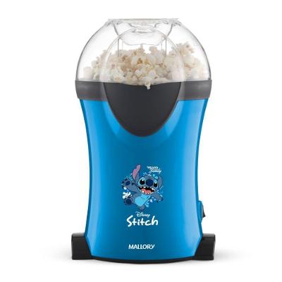 Pipoqueira Elétrica Mallory Stitch 1200W Azul sem Óleo para Fazer Pipoca 110V