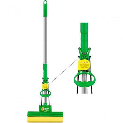 Mop Lava e Seca Mop Sek+ Esponja Alta Absorcao Cabo Retratil Verde Bettanin