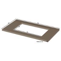 Tampo P/ Balcão Cozinha Lyra 80cm Cooktop Duna - Henn - 2