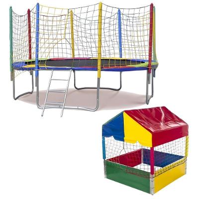 Kit Cama Elástica Redonda 3,05M com Piscina de Bolinhas 1,00M 150KG Rotoplay