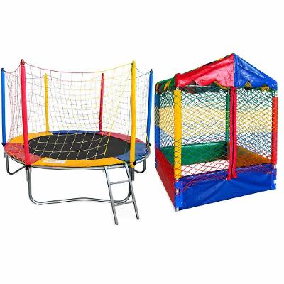 Cama Elástica Pula 2,44M Grande Redonda 120kg com Rede Rotoplay