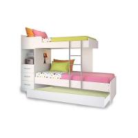 Treliche Plus c/ 3 Gavetas c/Auxiliar Branco - Santos Andirá - 1