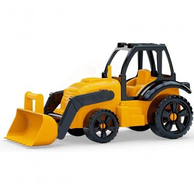 Brinquedo Trator Carregadeira Infantil Multicolorido Amarelo Azul Vermelho para Criancas 3 Anos GGB